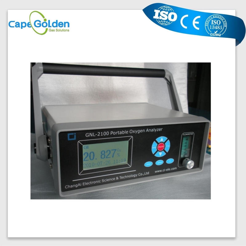 GNL-2100L LCD 스크린 휴대용 산소 분석기 높은 콘텐츠